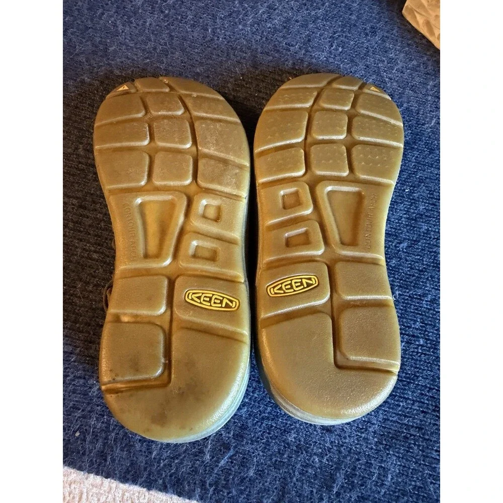 Keen Uneek Water Sandals Mens Size US 7.5 Brown Braided Bungee Cord Shoes